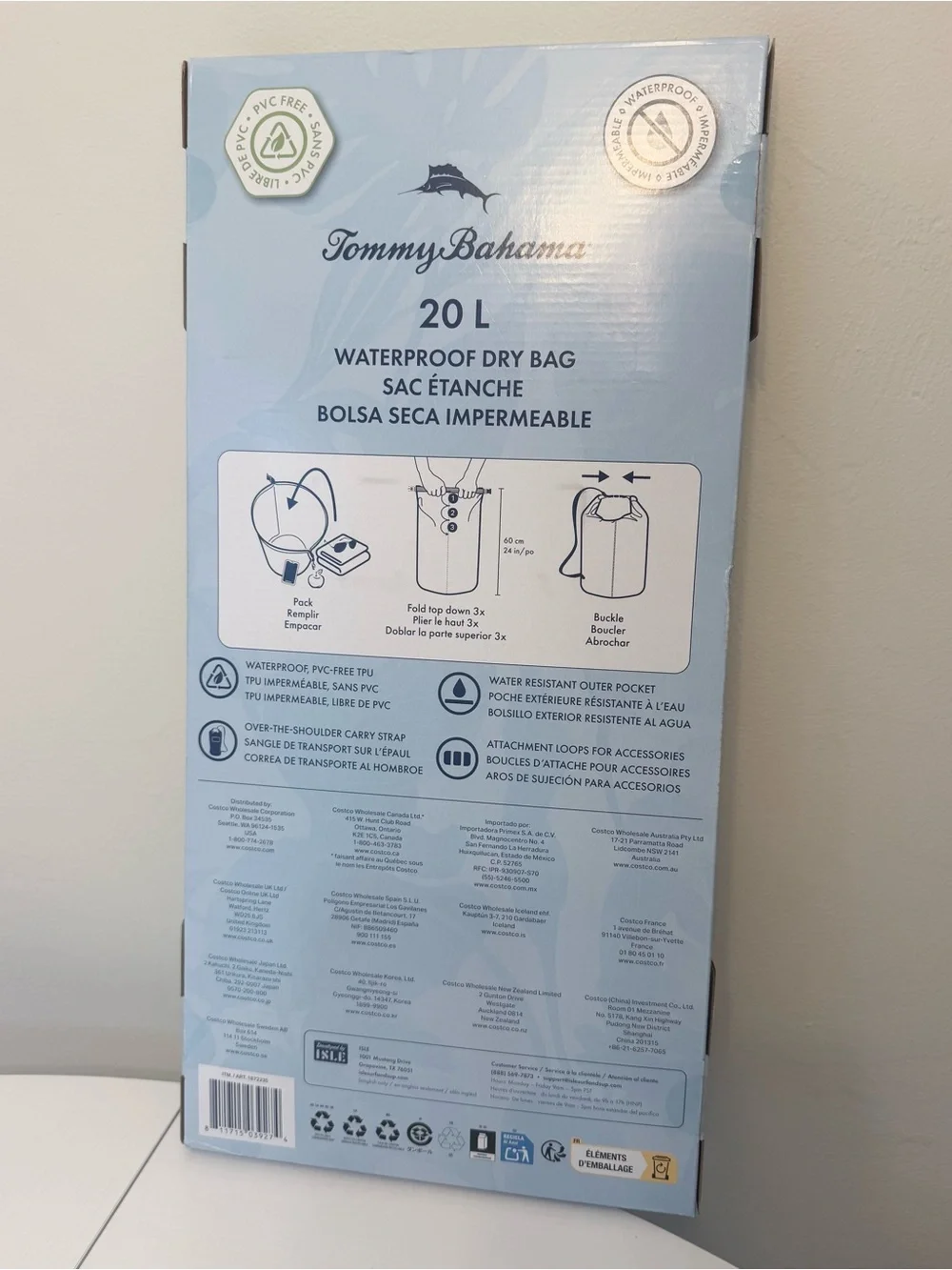 Tommy Bahama 20L Waterproof Dry Bag